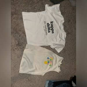 Kappa Delta baby tee and tank top